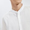 【含莱塞尔/亚麻】柒牌男装短袖衬衫男夏季新款白色立领休闲衬衣	124A70600 商品缩略图2