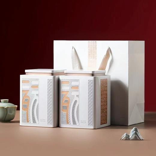 118高身正方罐【散茶·一斤·米白】20一套/一件24套 商品图0