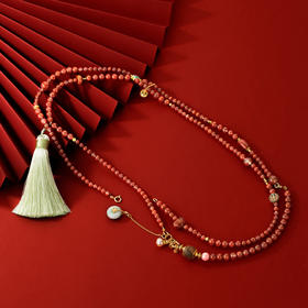 【宫里斜跨链】南红玛瑙斜挎多用链 项链手链斜跨链