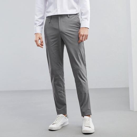 【冰氧酷】柒牌男士裤子春夏薄款商务休闲凉感舒适直筒长裤子	124H71320 商品图1