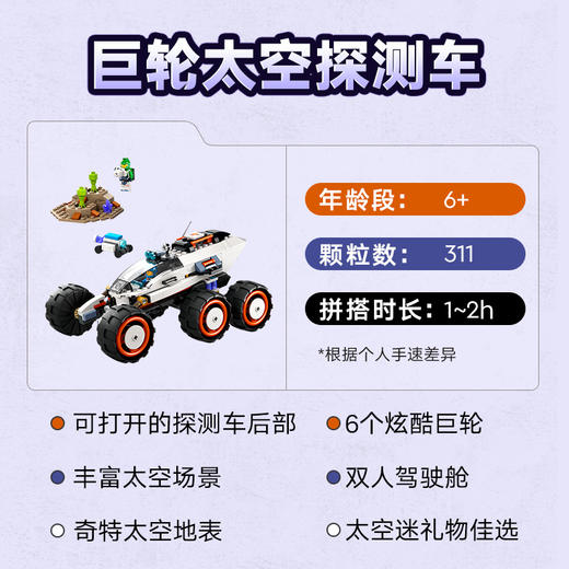 乐高 LEGO太空探测车LEGC60431 商品图2