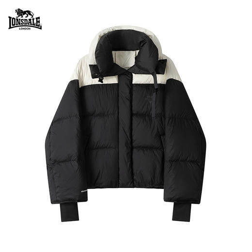 【预售5-7天发货】LONSDALE/龙狮戴尔 爱心鹅绒拼色羽绒服（短款）[福利品] 商品图6
