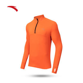 安踏长袖针织衫男款新款薄绒保暖立领运动上衣152415413【库存有限，如无货将做退款，介意慎拍！】