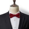 【特价】柒牌男装提花纹蝴蝶结新郎伴郎结婚礼服配饰西装正装衬衫男式领结	125F70450 商品缩略图1