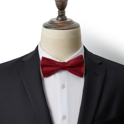 【特价】柒牌男装提花纹蝴蝶结新郎伴郎结婚礼服配饰西装正装衬衫男式领结	125F70450 商品图1