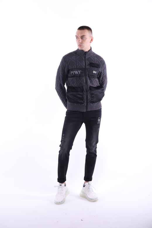 PP-WHITE[针织茄克]WZW163206215 商品图1