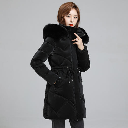 冬季棉衣面包服【大码女装棉服中长款】胖mm 时尚大气 棉袄外套 商品图6