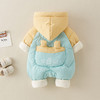 婴儿白鸭绒保暖连体衣服冬季新款可爱连帽加厚棉服男女宝宝羽绒服 商品缩略图3