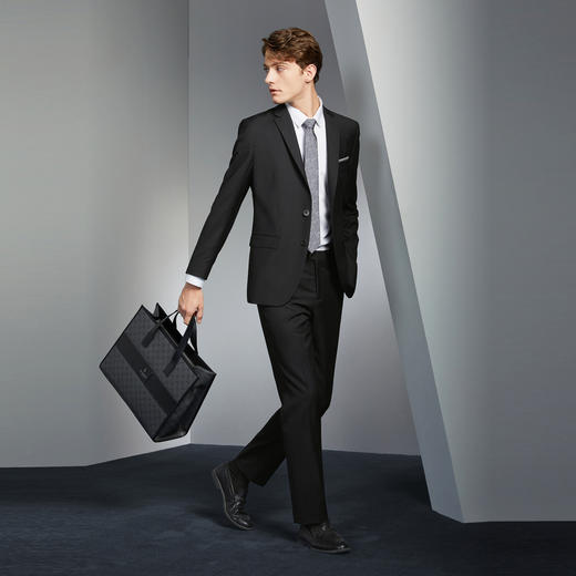 柒牌西装男套装秋冬新款商务绅士抗菌免烫平驳领男士西服外套	125C70190 商品图3