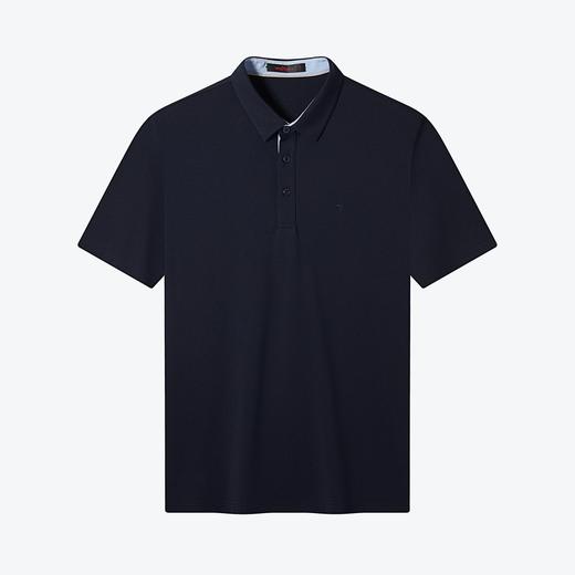 【3A抗菌/2A防螨】柒牌polo衫男短袖夏季新款时尚休闲多色翻领T恤	124T70060 商品图4