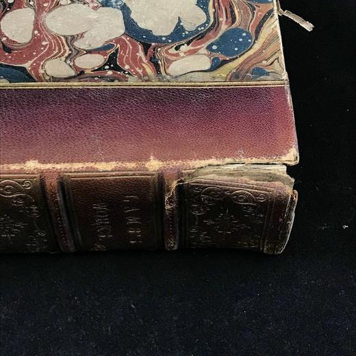 1852年 兰姆作品集 卷首配插图 真皮精装18开 商品图10