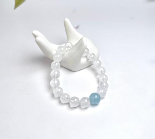 水晶单圈圆珠约10mm手串 商品图0