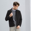 【含羊绒】柒牌毛呢夹克男冬季新款商务休闲保暖立领茄克外套	125D70100 商品缩略图1