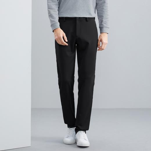 【热熔岩】柒牌抗菌休闲裤男秋冬新款商务通勤上班针织直筒裤	125H70580 商品图1