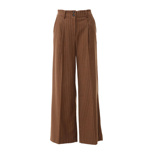 VIMAGE纬漫纪春季新款直筒宽松修身西服条纹裤子V2105701 商品图5