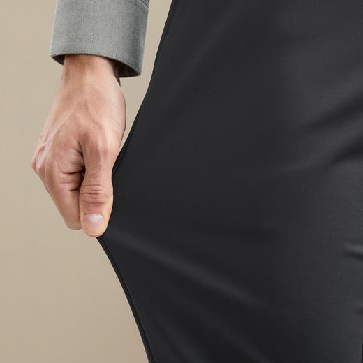 【高弹】柒牌休闲裤男秋冬新款男士弹力舒适商务通勤直筒长裤	125H70700 商品图3