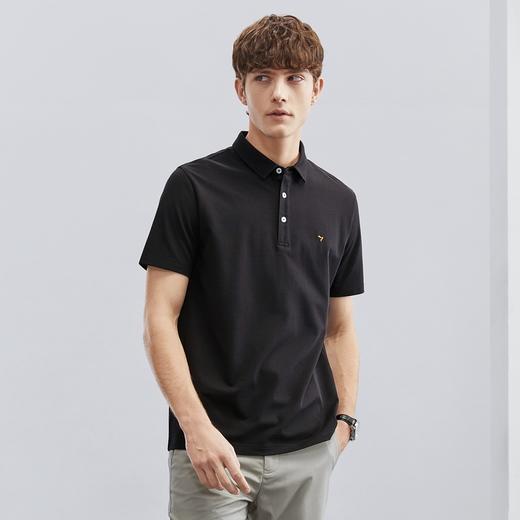 【3A抗菌/2A防螨】柒牌polo衫男短袖夏季薄款休闲商务多色翻领T恤	126T70050 商品图1