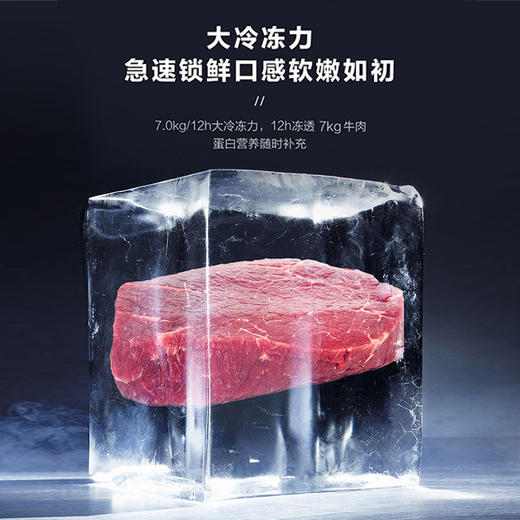 海尔539升对开门冰箱 彩晶一级变频 阻氧干湿分储 DEO净味家用 玉墨银BCD-539WGHSSE5SL 商品图3