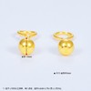 【限时克减150元】足金999.9 空心光面光珠圆珠泡钉(约5mm)耳钉(ES00001-01)（预售产品下单后不退款不退货不换货不补差价 商品缩略图2