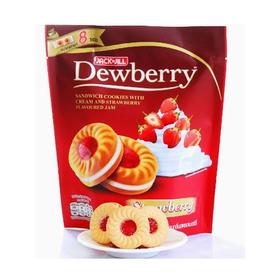 珍珍 草莓奶油味夹心曲奇饼干 144g