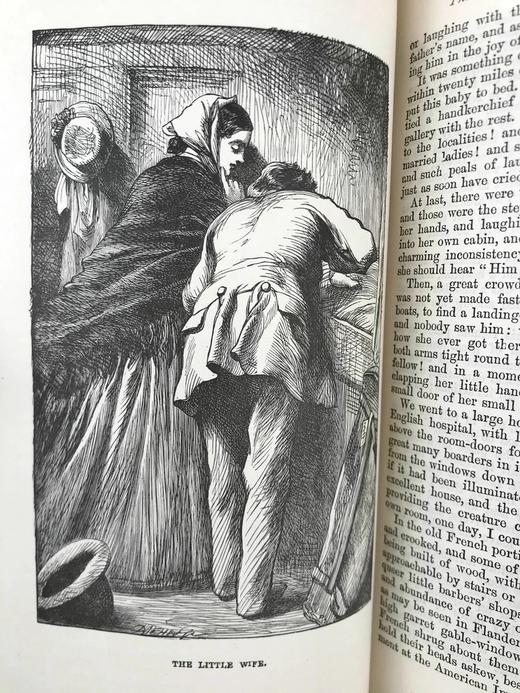 1895年 狄更斯《美国游记/意大利游记/写给孩子的英国史》 16幅插图 漆布精装大32开 商品图6