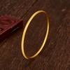 【限时克减150元】足金999.9  【油亮实心】古法传承(面宽约2.7-2.9mm)古法光圈古法素圈固口古法手镯(GFSZW00020-01)（预售产品下单后不退款不退货不换货不补差价） 商品缩略图0