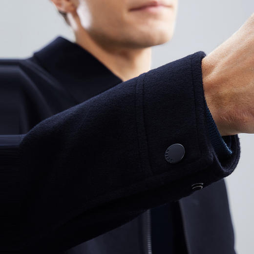 【一衣两穿】柒牌翻领夹克男秋冬新款可拆卸鹅绒内胆商务休闲外套	125D70080 商品图2