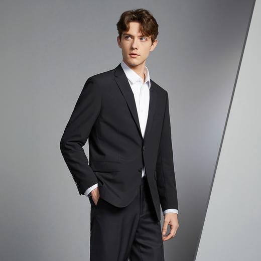 【含羊毛+莱赛尔】柒牌男装西装男商务休闲两粒扣单开叉单西外套	126C70050 商品图1