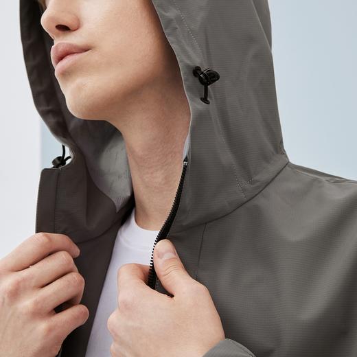 【特价】柒牌男装连帽夹克衫春秋新款时尚潮流印花中青年男士茄克外套	124K70020 商品图2