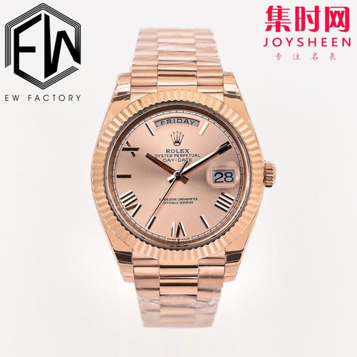 EW劳力士星期日历型系列 全金日志40mm
款式：男士腕表 商品图0