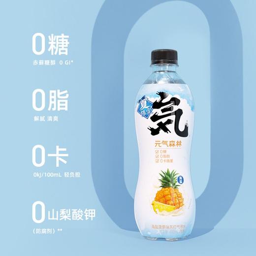 元气森林 海盐菠萝味饮料 0糖0卡 苏打气泡水 480ml/瓶 商品图2