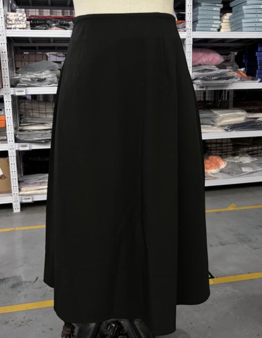 【S1】臣禾 黑色收腰半身裙9203030676 商品图0