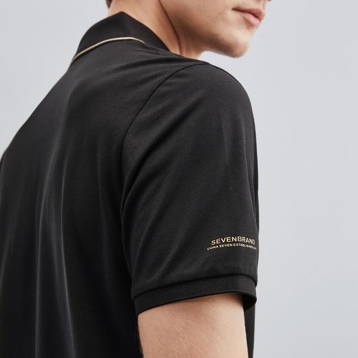 【5A抗菌/2A防螨】柒牌短袖Polo衫男夏季薄款时尚舒适休闲百搭T恤	124T71010 商品图2