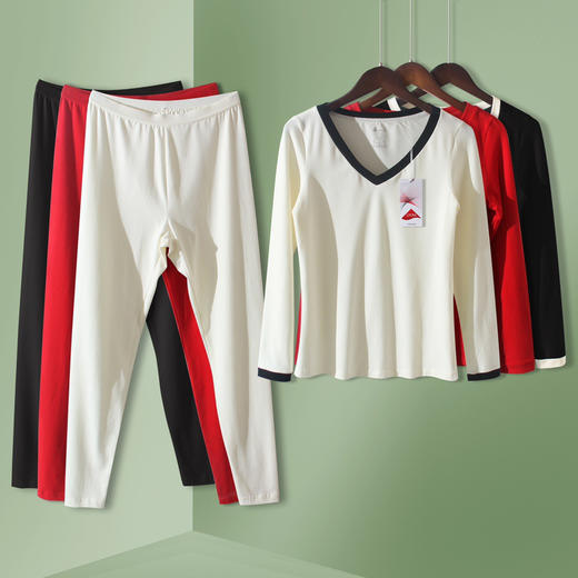 【必败榜】好多年前的设计师独立研发产品 水柔棉女式内衣 咱们卖了好多年了 体验过才知道这款秋衣的舒适 商品图6