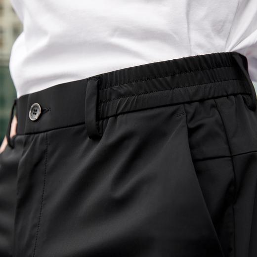 【高弹】柒牌男装针织休闲长裤春夏新款时尚休闲松紧束脚男裤	124H70180 商品图2