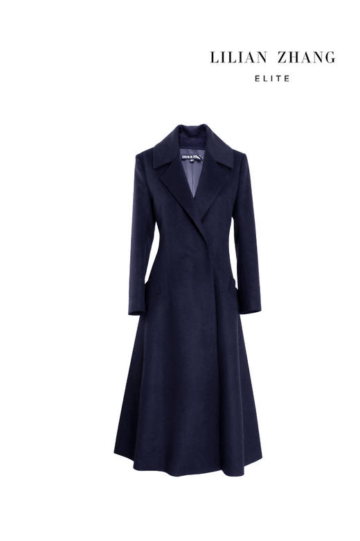 拿破仑风、热力感穿搭、气场收腰显瘦轻奢中长款大衣1606012 商品图0