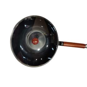 创意厨具精铁玻璃盖锅32cm