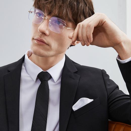 柒牌男士西服春季新款商务休闲中青年绅士平驳领西装单西外套	124C70300 商品图2