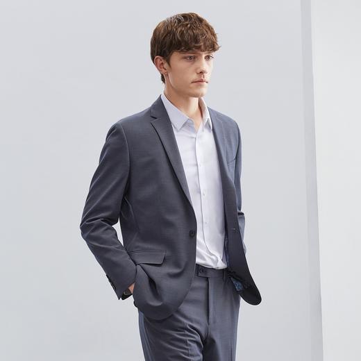 柒牌西装套装男商务职业正装春季新款花纱面料修身西服两件套	124C70160 商品图1