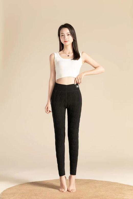 冬季新款女士加大版高腰加厚外穿雪地保暖休闲裤 商品图2