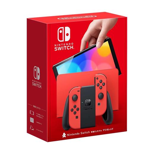 Switch主机 OLED 任天堂新款掌上游戏机 马里奥新春红限定版 商品图5