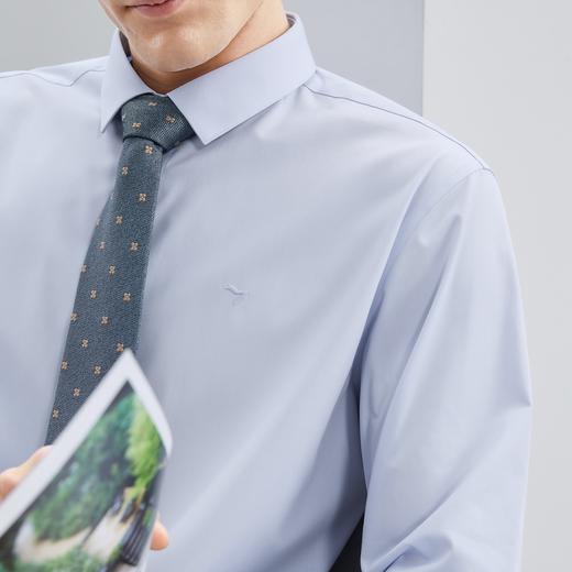 【三防易打理】柒牌男装长袖衬衫男秋季新款时尚休闲翻领衬衣	125A70560 商品图2