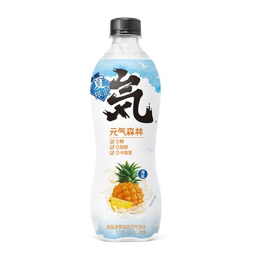 元气森林 海盐菠萝味饮料 0糖0卡 苏打气泡水 480ml/瓶 商品图0