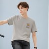 【冰氧吧】柒牌男士短袖T恤夏季凉感时尚休闲刺绣圆领短T上衣	124T71130 商品缩略图3