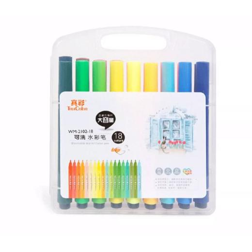 真彩三角杆pp盒装水彩笔 商品图0
