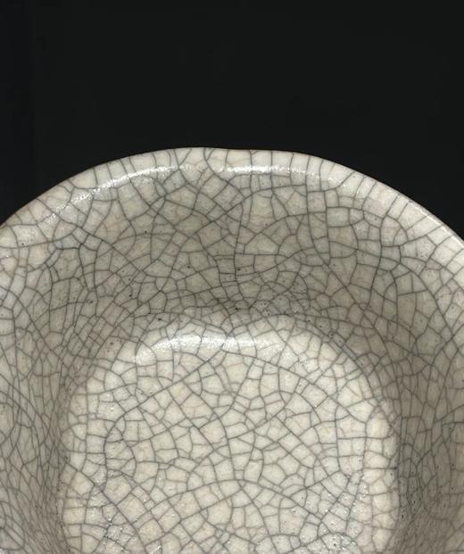 哥窑灰青釉海棠形四足炉，顺丰包邮 商品图13