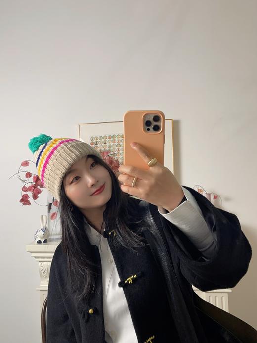 英国篁室yu用品牌Corgi进口纯山羊绒&羊毛针织帽 经典百搭 亲肤保暖 舒适恒温御寒 男女通用均码针织弹力 佩戴时髦显脸小 素颜也百搭提气色！ 商品图8