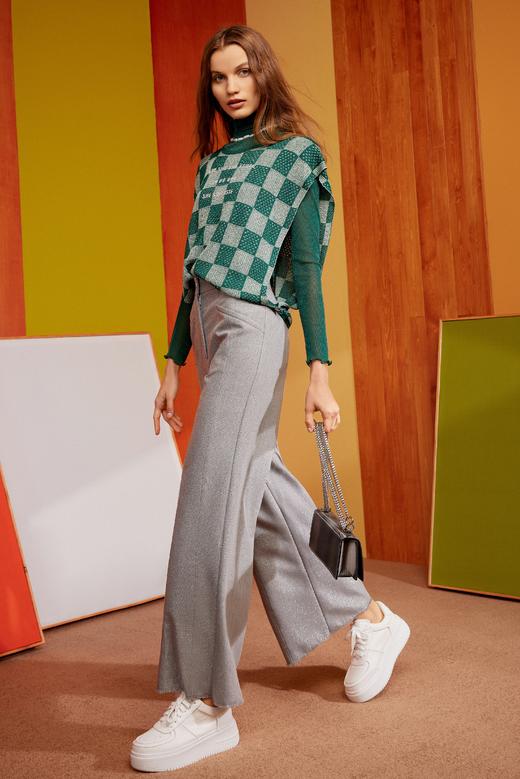 SAFICOO【焕变】系列 时尚休闲 搭配性强 棋盘格设计式马甲 商品图1