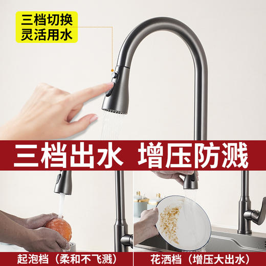 7713慕尼黑厨房龙头-枪灰 商品图1