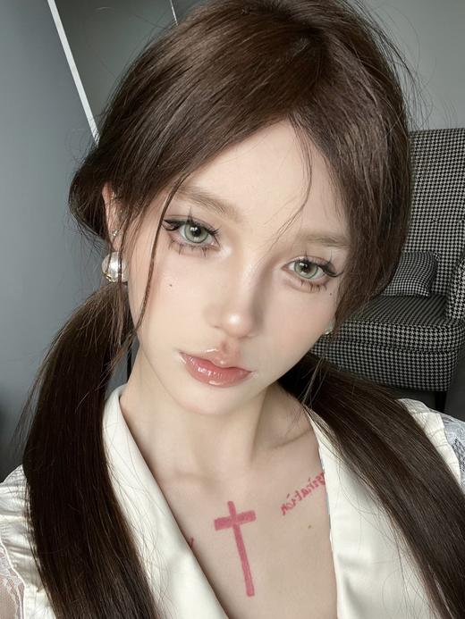 lolilook 美瞳月抛 在逃绿洲 直径14.2mm着色13.6mm 商品图8